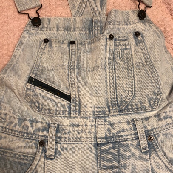 Bugle Boy Denim - Vintage Bugle Boy Bib Overalls 100% Cotton Size 30M